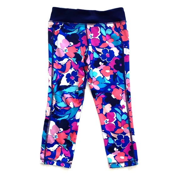 Gymboree | Gymgo Floral Print Cropped Leggings - Picture 2 of 4